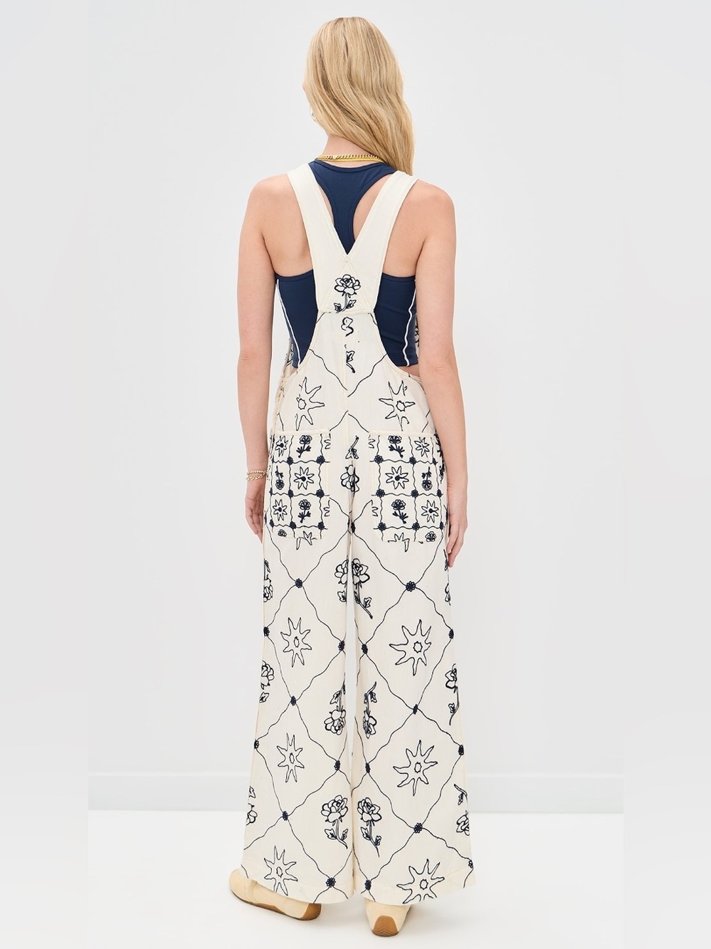 Free People Rising Sun Overalls - Picture 2 of 6